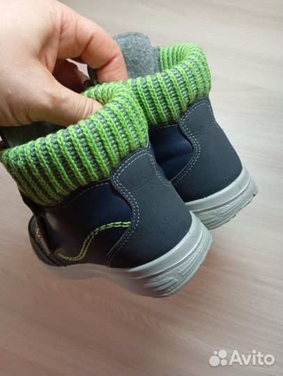 Ботинки Котофей р.29 (18,5см.) Кожа / Байка