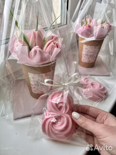 Тюльпаны из мыла