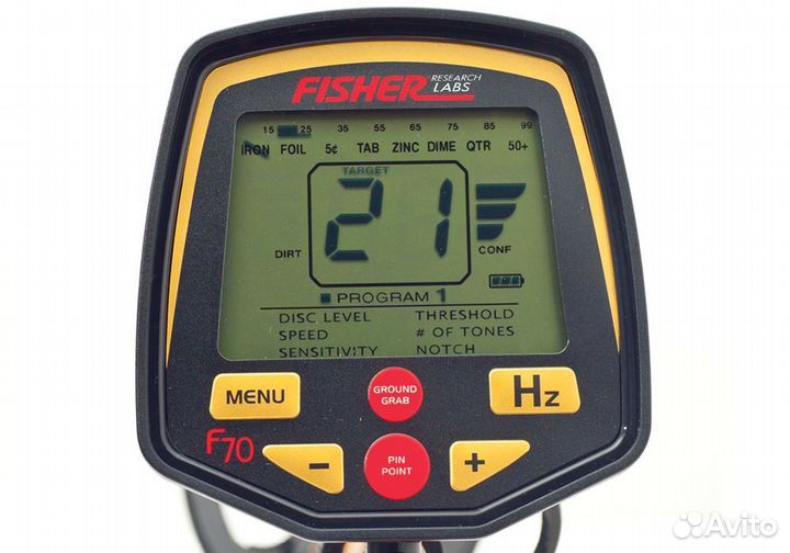 Металлоискатель Fisher F70-11DD GWP-R с защитой на