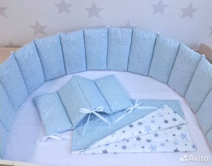 Бортики в детскую кроватку. Новые