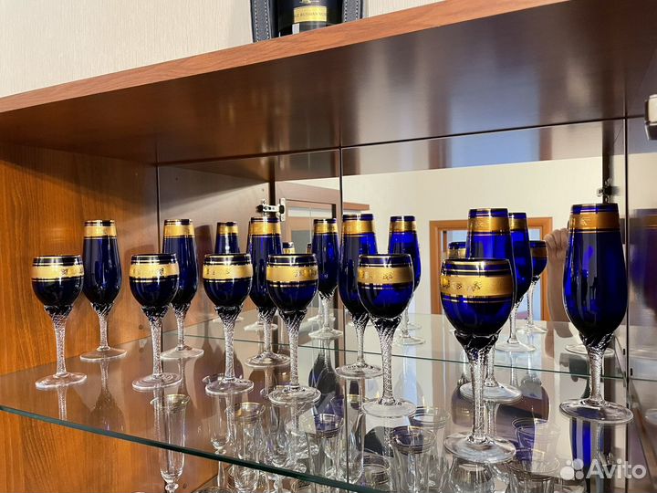 Бокалы для вина богемия. Состояние идеальное