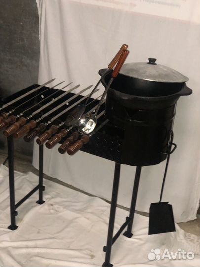 Мангал с подказанником