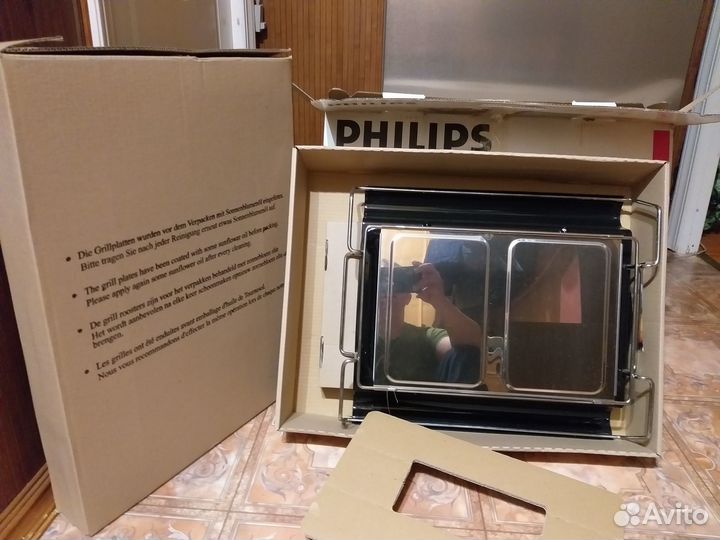Чугунная гриль, Philips, для дачи, чугун 40х30