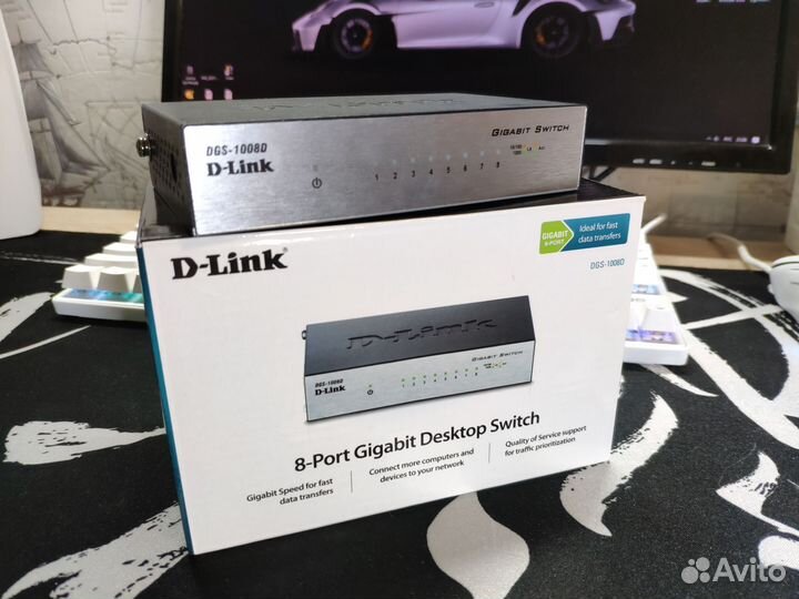 Гигабитный коммутатор D-link
