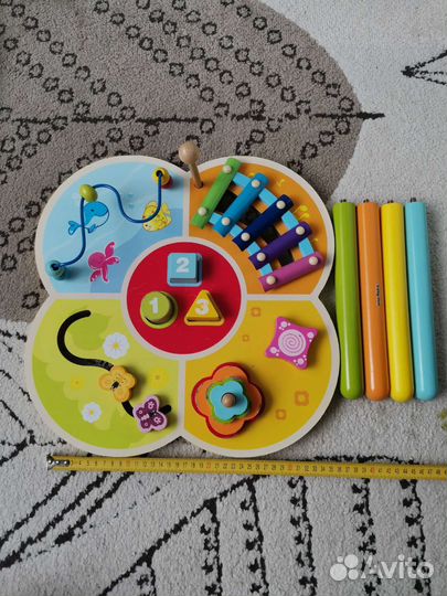 Развивающий столик baby mix деревянный, польский