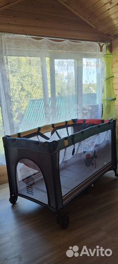 Манеж двухуровневый детский