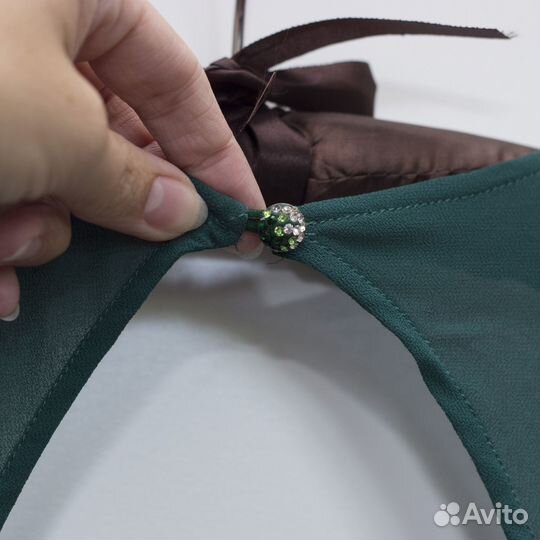 Женское платье зеленого цвета 42-46