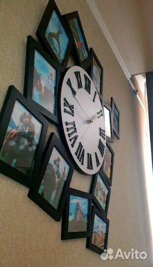 Часы с фоторамками