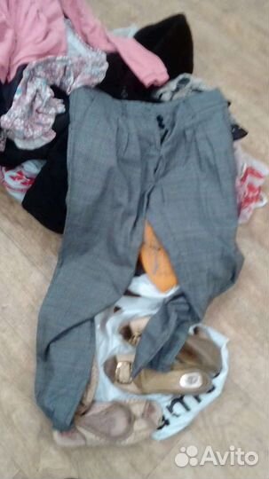 Вещи пакетом и обувь