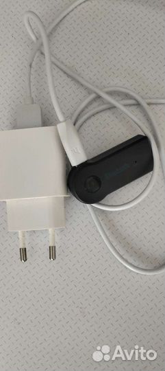 Bluetooth aux адаптер с блоком питания+кабель aux