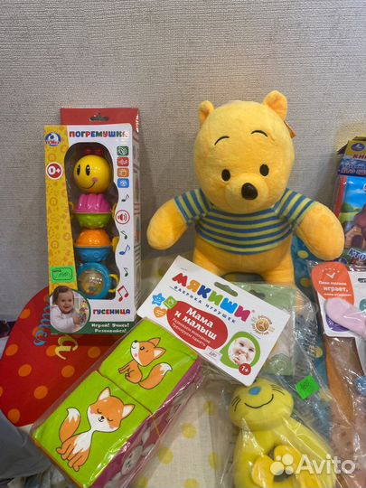 0-12м новые игрушки, погремушки, музык. развивашки