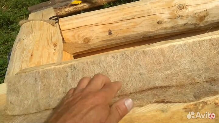 Джут лен межвенцовый утеплитель