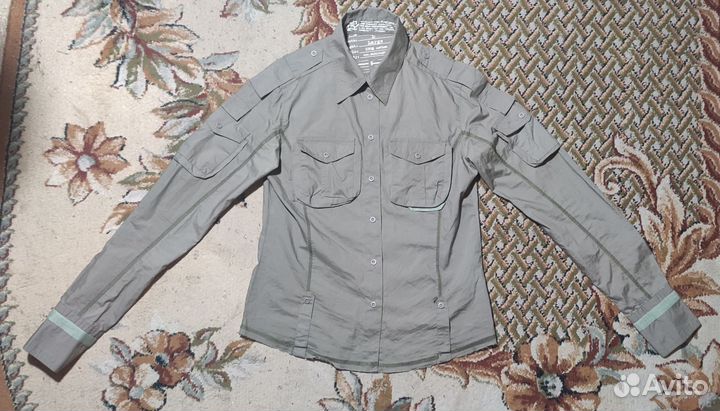 Рубашка unisex серая