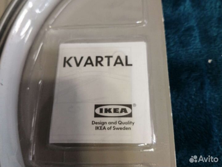 Угловая однопутная система штор IKEA Kvartal