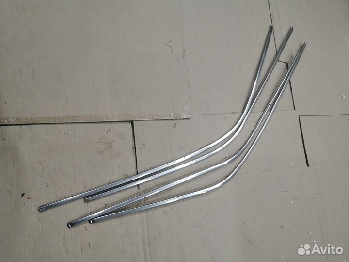 Молдинг водостока крыши газ Волга хром