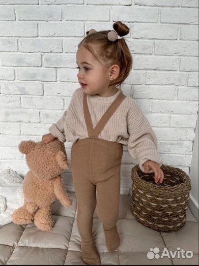 Детские колготки новые с подтяжками