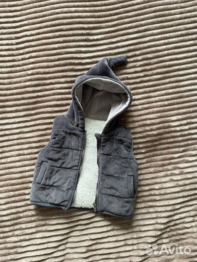 Костюм детский тройка теплый 86