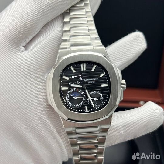 Премиум механика Patek Philippe Nautilus Moonphase