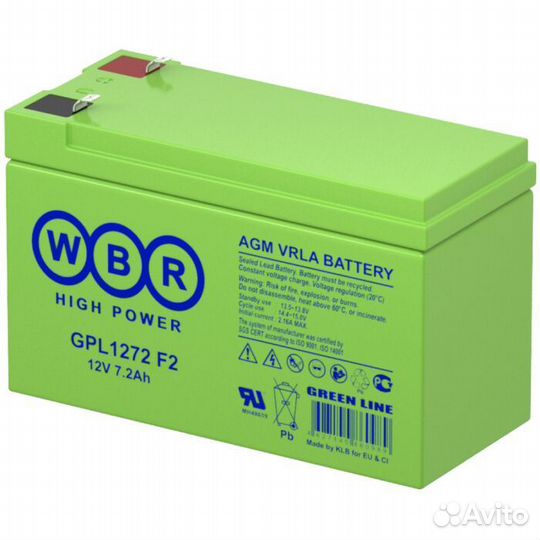 Аккумуляторная батарея WBR GP 1272 F2 оптом