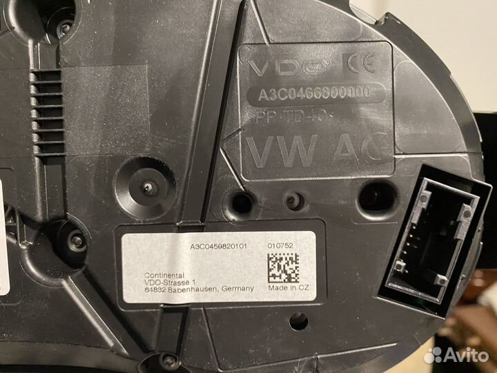 Приборная панель skoda