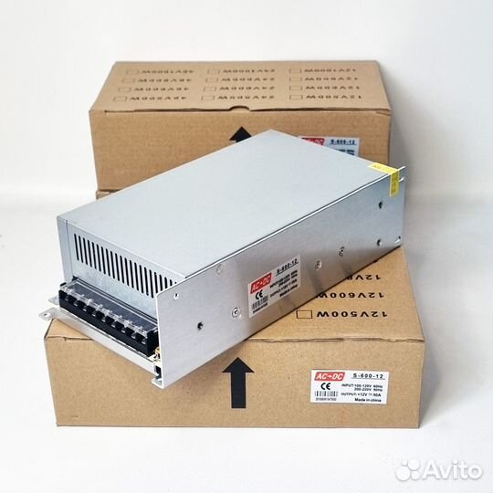 Блок питания 12В 50А 600Вт универсальный