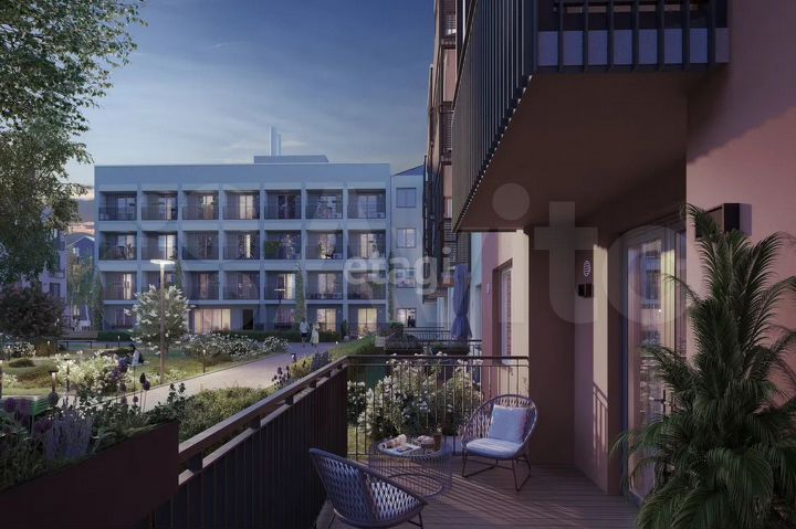 2-к. квартира, 56,5 м², 4/5 эт.