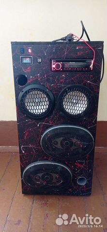 Активные напольные колонки, Колонка