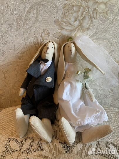 Свадебные куклы ручной работы