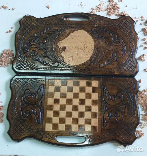 Нарды ручной работы резные