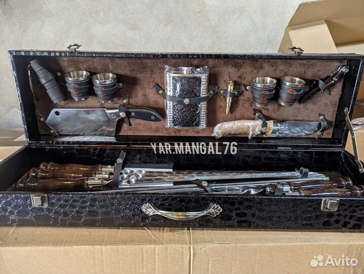 Мужской подарочный набор шампура