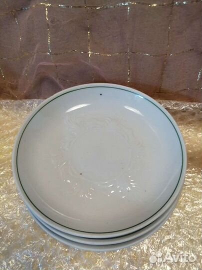 Чайный набор Шиповник, Вербилки, 4 перс, 80годы,бу