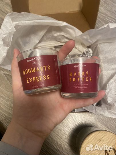 Эко свечи ручной работы по мотивам Гарри Поттера