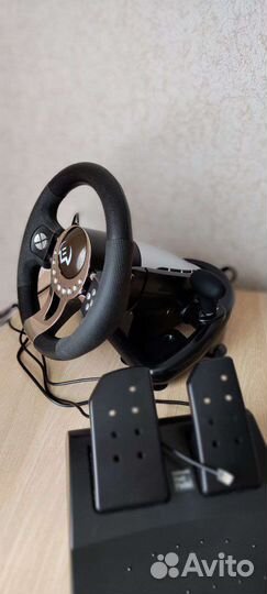 Игровой руль с педалями и коробкой передач GC-W700