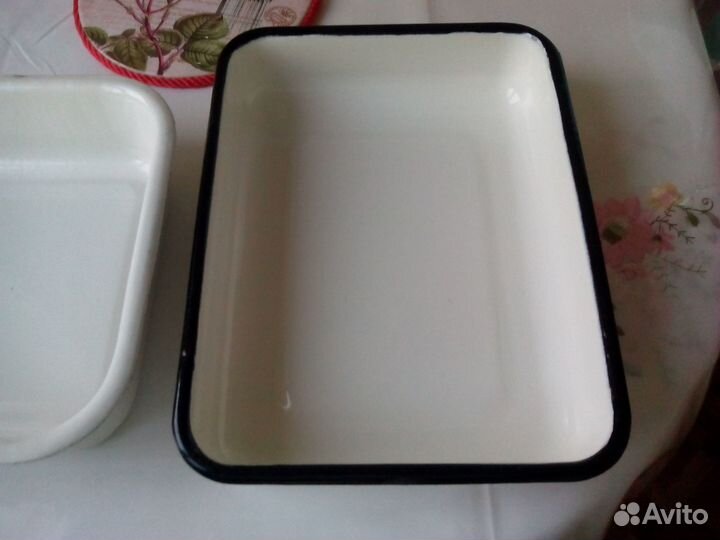 Лотки эмалированные СССР 2шт
