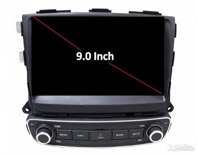 Штатная магнитола андроид KIA sorento prestige