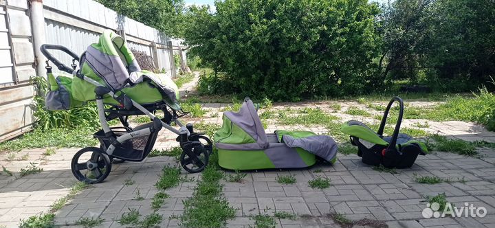 Детская коляска 3 в 1 бу трансформер