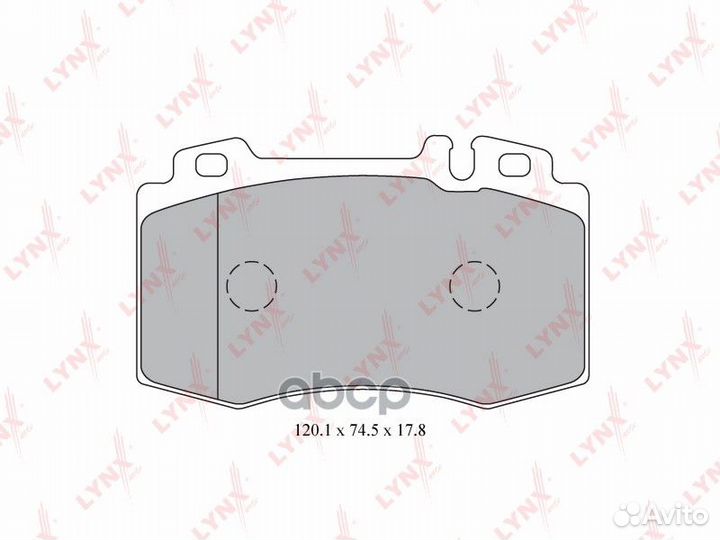 Колодки тормозные дисковые перед BD5324 LYN