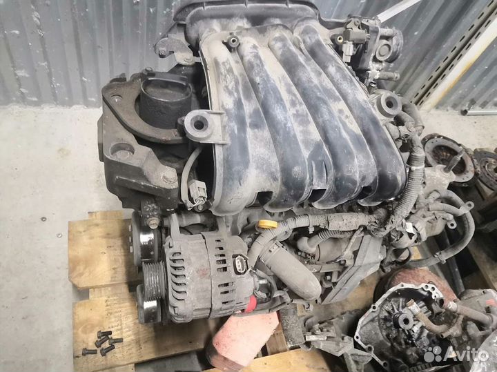 Двигатель nissan tiida c11 1.8
