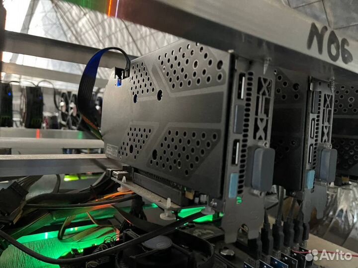 Майнинг ферма RX580 8Gb XFX