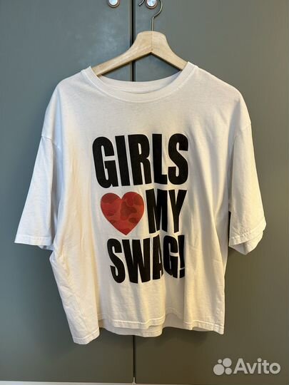 Футболка elyaplugg Girls love my swag