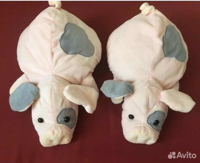 Мягкие игрушки свинки двойняшки, Windel утенок,Лун