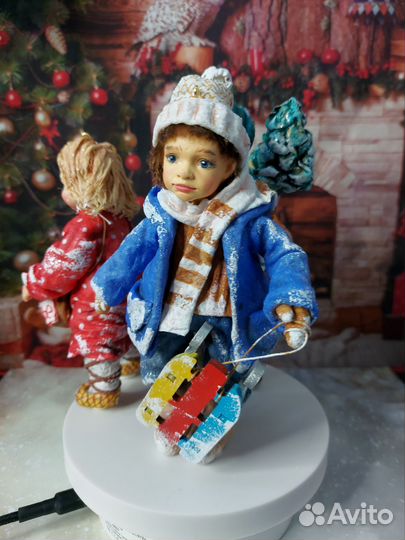 Ватные Елочные игрушки