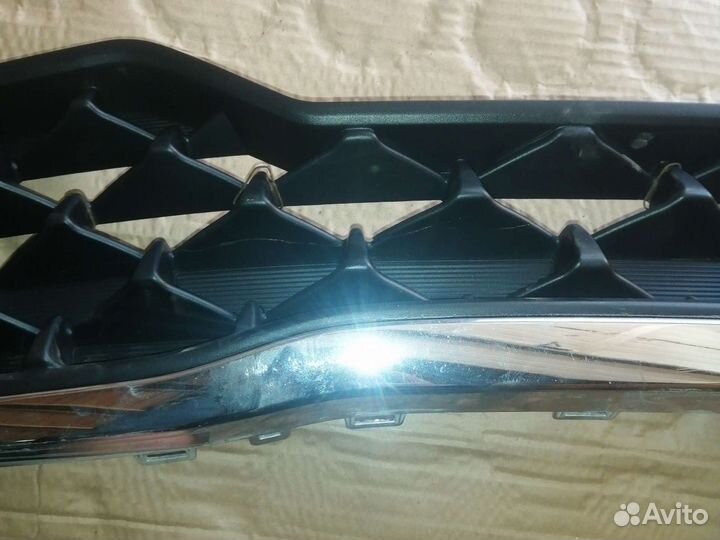 Рёшётка бампера на киа рио