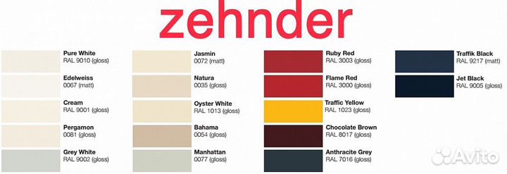 Стальной трубчатый радиатор отопления Zehnder 4150