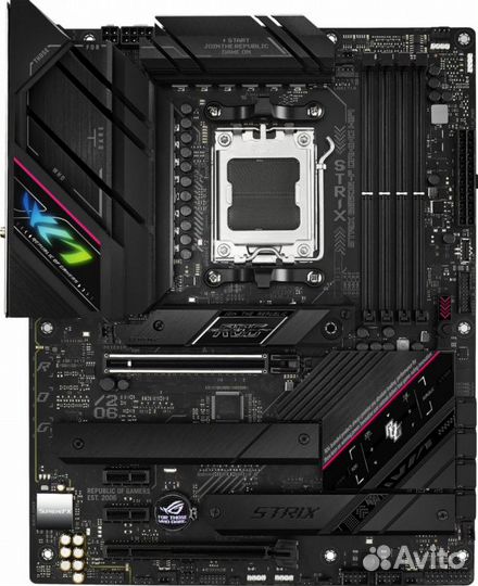 Материнская плата Asus ROG strix B650E-F gaming wifi SocketAM5 AMD B650 4xDDR5 ATX AC97 8ch(7.1) 2