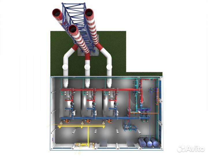 Блочно-модульная пароводогрейная котельная ECO-PAR