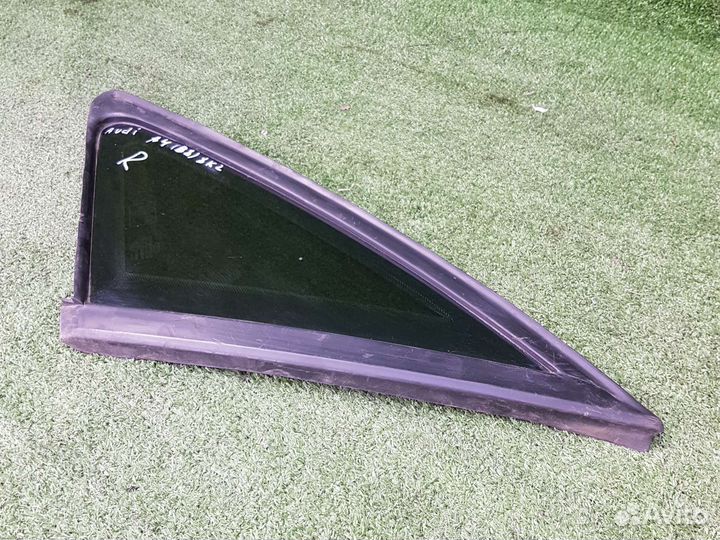 Стекло кузовное глухое форточка правое Audi A4