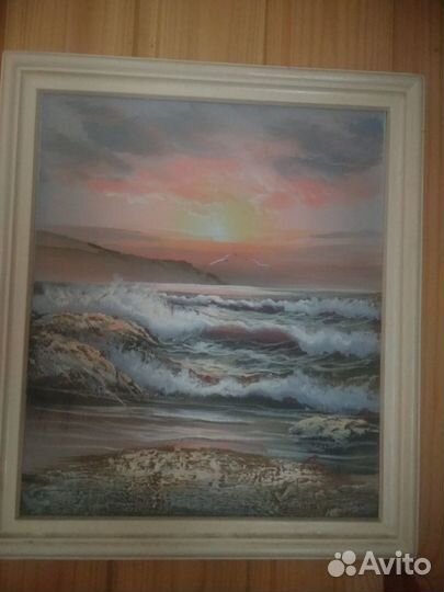 Картины на металле,морские пейзажи Греция