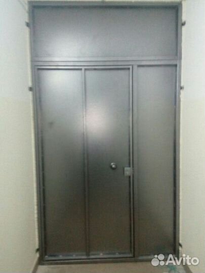 Дверь стальная на карман(тамбур)