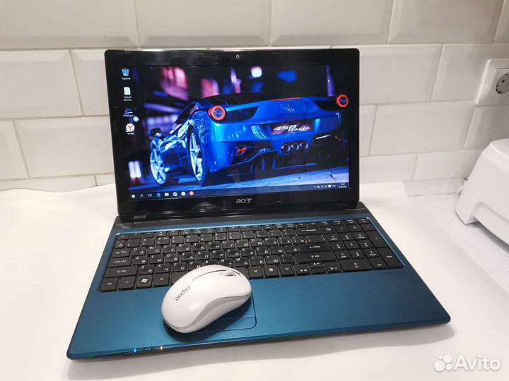 Мощный. Core i5 2410M. Две Видеокарты. GeForce +HD